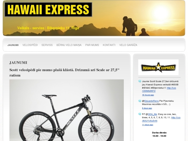 Hawaii Express, SIA
